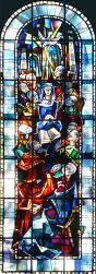 Pentecôte - Maternité spirituelle de la Vierge réunie aux Apôtres dans le Cénacle au moment de la descente du Saint-Esprit