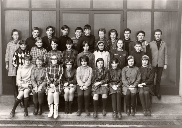 Classe Collège 3ème BM 1967-68