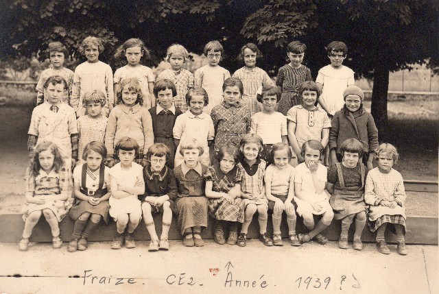 Classe Primaire filles CE2 1939-40
