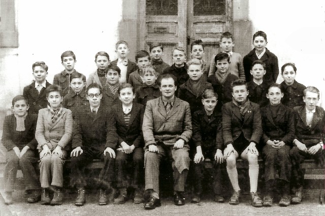 Classe Primaire garçons CM2 1950-51