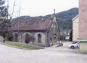 La chapelle, dans les années 1970.