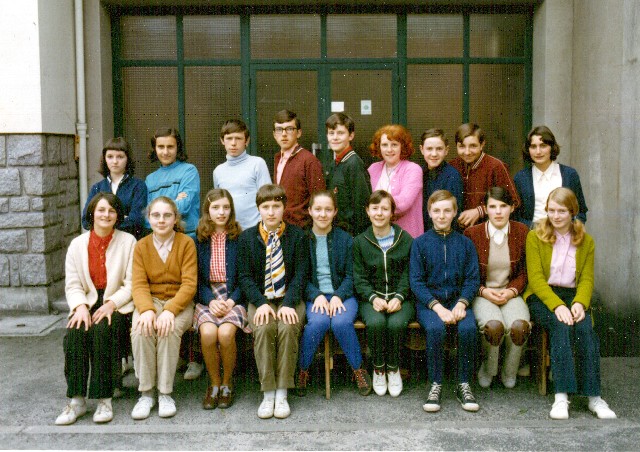 Classe Collège 3ème 1969-70 b