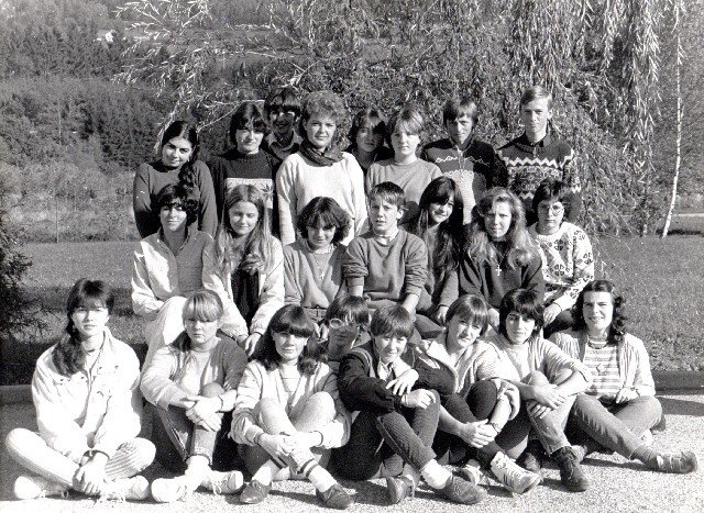 Classe Collège 3ème AB 1984-85