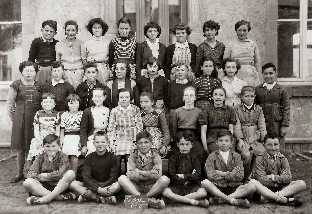 Classe collège 6ème 1954-55