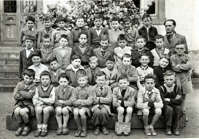 Classe primaire garçons 1955-56 CM1-2