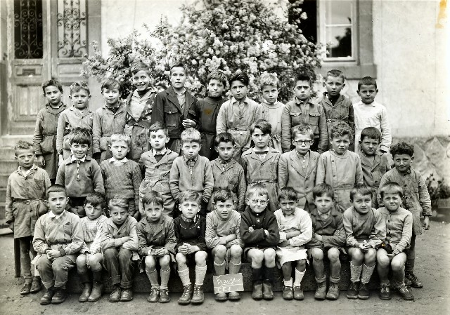 Classe Primaire garçons CE1 1954-55