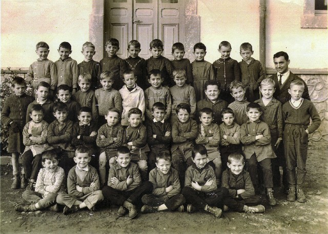Classe Primaire garçons CE1 1960-61
